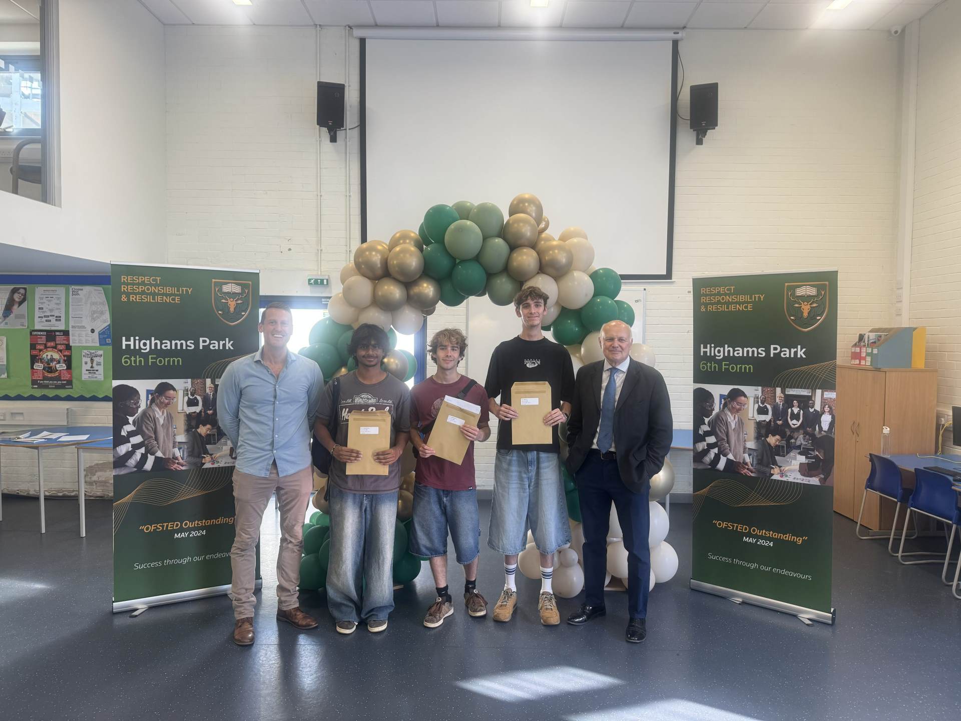 Highams Park Sixth Form Celebrates Positive Results