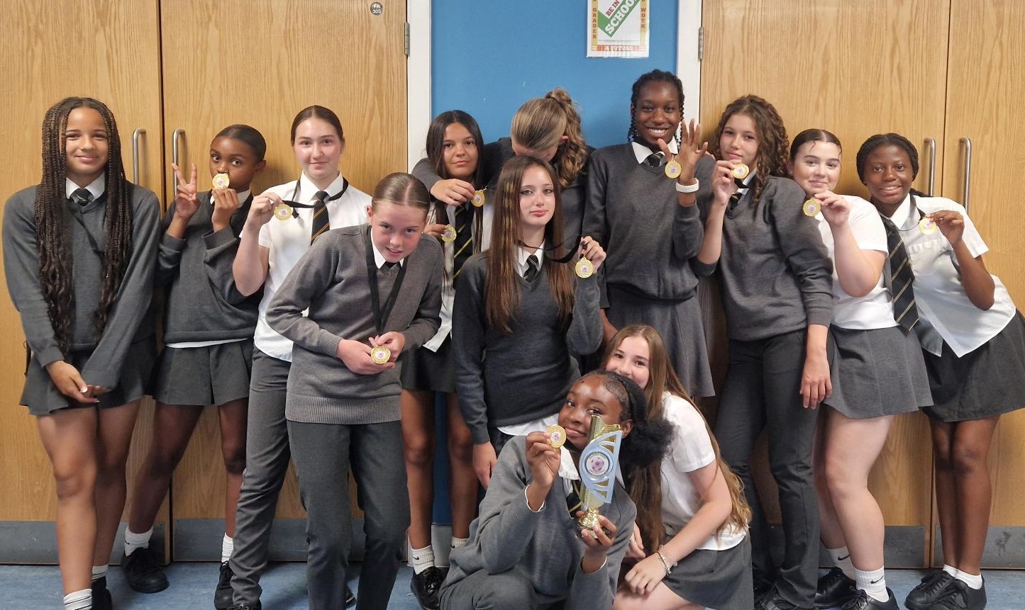 U16s Girls Waltham Forest Football Champions